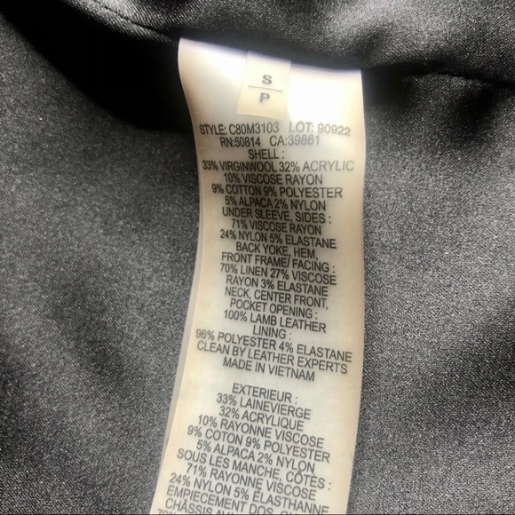 ELIE TAHARI COLLARLESS TWEED BLAZER - Picture 8 of 8